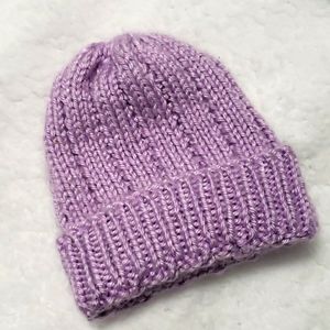 New born baby girl beanie